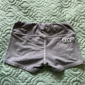 Heather gray fleo shorts
